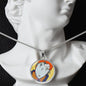Red Head, Circle Luxury Necklace