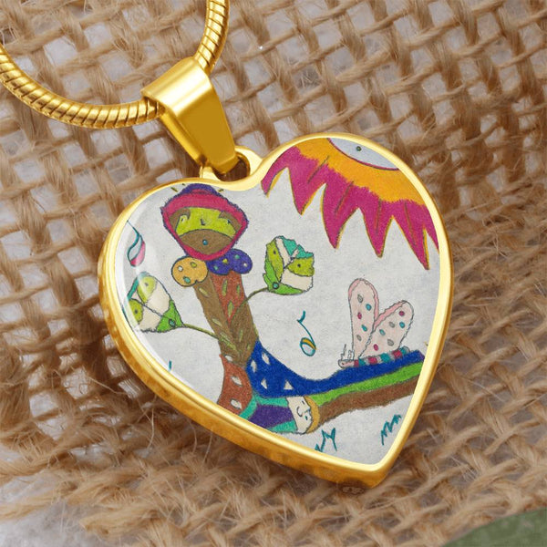 Tree Top, Heart Luxury Necklace