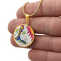 Tree Top, Circle Luxury Necklace