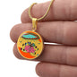 Sonic Bloom, Circle Luxury Necklace