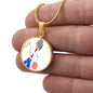 Dribble, Circle Luxury Necklace