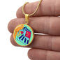 Noble Elephant, Circle Luxury Necklace