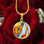 The Shoe Fits, Circle Luxury Necklace