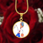 Dribble, Circle Luxury Necklace
