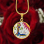 Tree Top, Circle Luxury Necklace