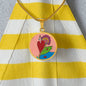 Upright in Heart (My Valentine's), Circle Luxury Necklace