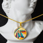 Noble King of Hearts, Circle Luxury Necklace