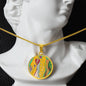 Angel Full of Heart, Circle Luxury Necklace