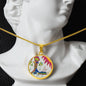 Tree Top, Circle Luxury Necklace