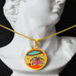 Sonic Bloom, Circle Luxury Necklace