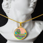 Brave Heart, Circle Luxury Necklace