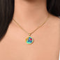 Noble Elephant, Circle Luxury Necklace