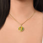 Angel Full of Heart, Circle Luxury Necklace