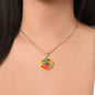 Sonic Bloom, Circle Luxury Necklace