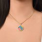 Full Moon, Circle Luxury Necklace