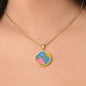 Full Moon, Circle Luxury Necklace
