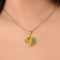 Angel Full of Heart, Circle Luxury Necklace