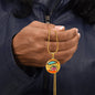 Sonic Bloom, Circle Luxury Necklace