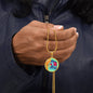 Noble Elephant, Circle Luxury Necklace