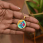 Noble Elephant, Circle Luxury Necklace
