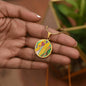 Angel Full of Heart, Circle Luxury Necklace