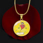 Blissful Heart (Dancer), Circle Luxury Necklace