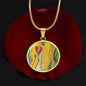 Angel Full of Heart, Circle Luxury Necklace