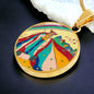 Noble King of Hearts, Circle Luxury Necklace