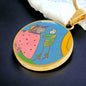 Full Moon, Circle Luxury Necklace