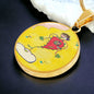 Blissful Heart (Dancer), Circle Luxury Necklace