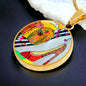 The Shoe Fits, Circle Luxury Necklace