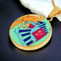 Noble Elephant, Circle Luxury Necklace