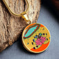 Sonic Bloom, Circle Luxury Necklace