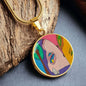 Sunset (Eye in The Sky), Circle Luxury Necklace