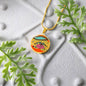 Sonic Bloom, Circle Luxury Necklace