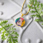 Sunset (Eye in The Sky), Circle Luxury Necklace