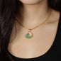 Brave Heart, Circle Luxury Necklace
