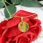 Angel Full of Heart, Circle Luxury Necklace