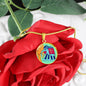 Noble Elephant, Circle Luxury Necklace