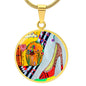 The Shoe Fits, Circle Luxury Necklace