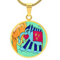 Noble Elephant, Circle Luxury Necklace