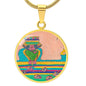 Brave Heart, Circle Luxury Necklace