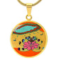 Sonic Bloom, Circle Luxury Necklace