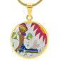Tree Top, Circle Luxury Necklace