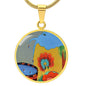 Wishing Well, Circle Luxury Necklace