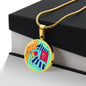 Noble Elephant, Circle Luxury Necklace