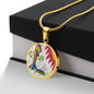 Tree Top, Circle Luxury Necklace