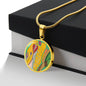 Angel Full of Heart, Circle Luxury Necklace