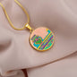 Brave Heart, Circle Luxury Necklace