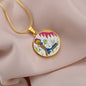Tree Top, Circle Luxury Necklace